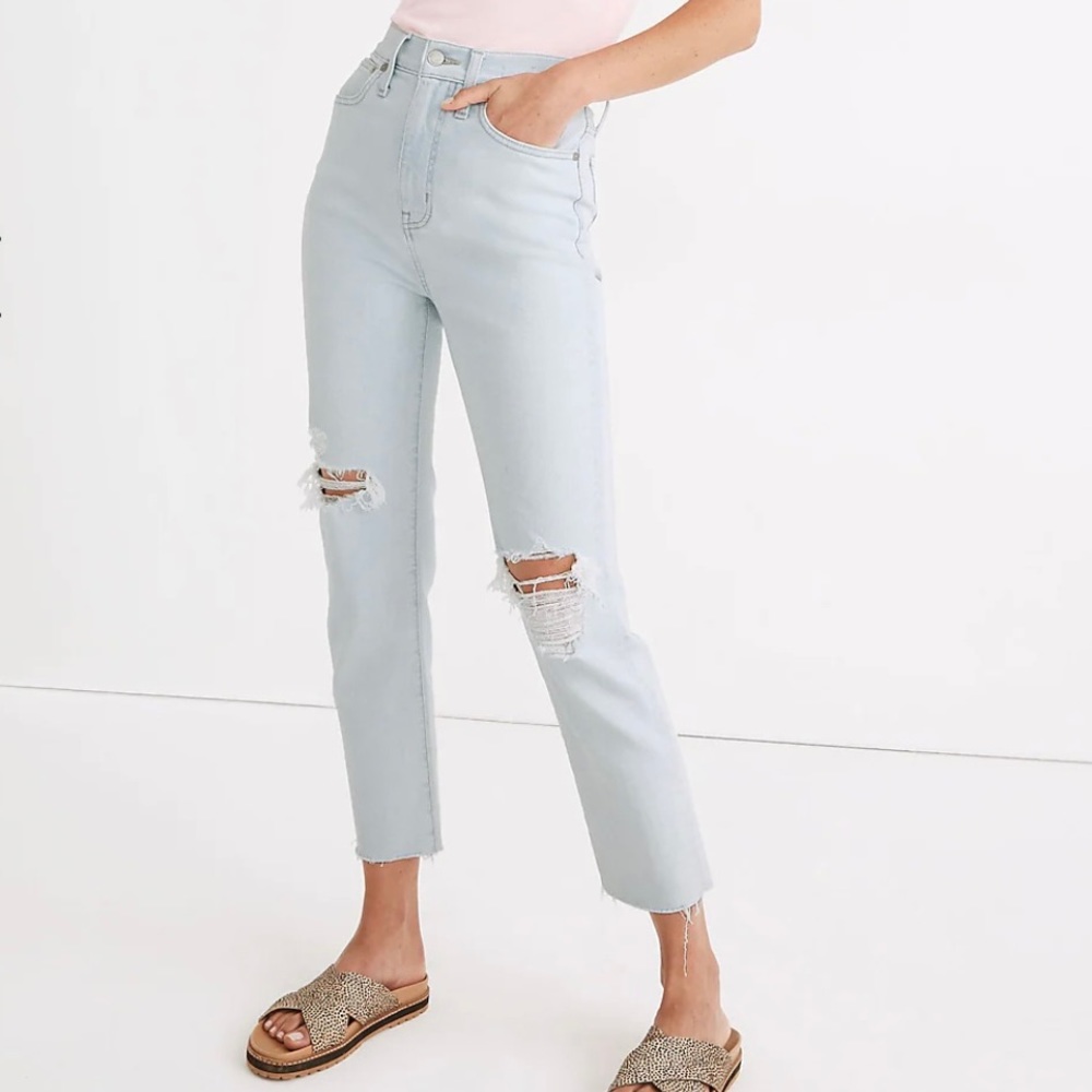 Madewell The Momjean in Harman Wash